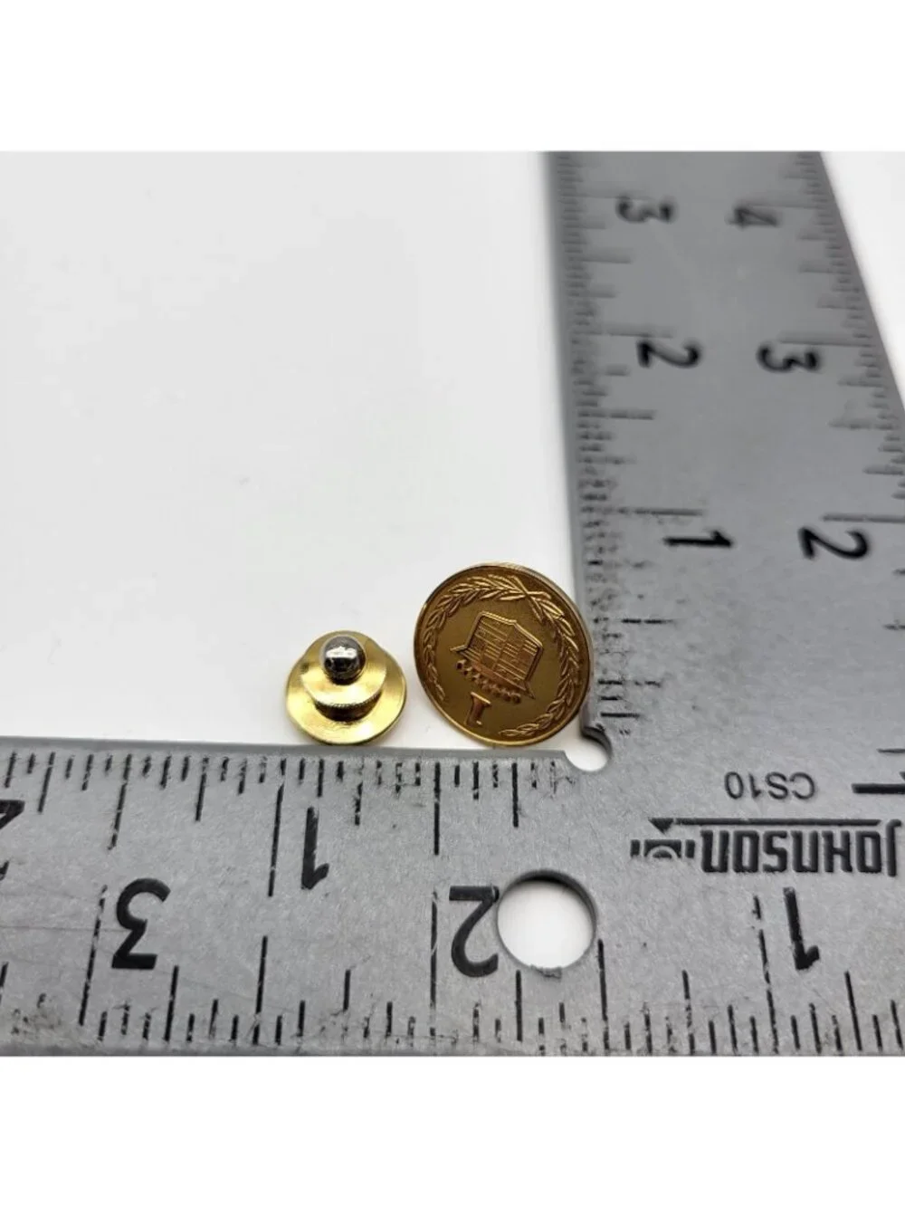 Cadillac tie tack lapel pin gold plated  Luxury tie tack